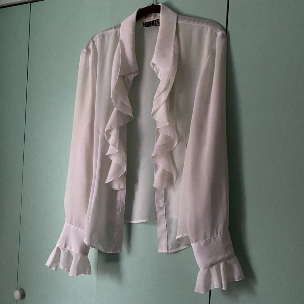 White Button Up Blouse